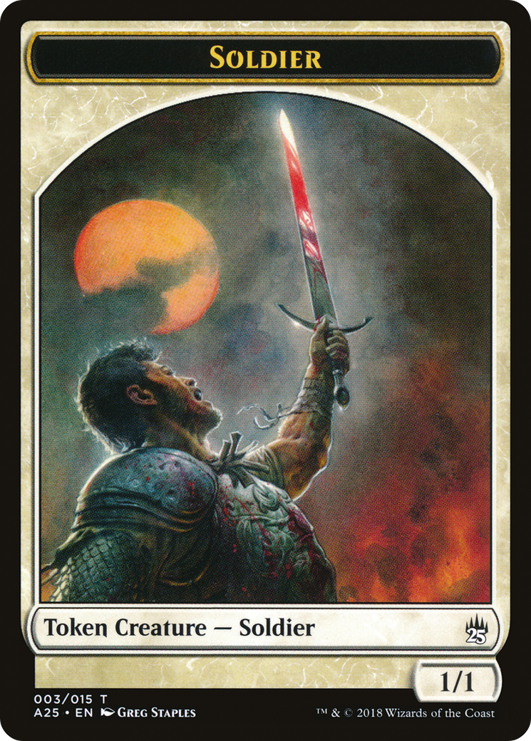 Soldier Token [Masters 25 Tokens]-1