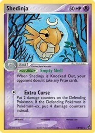 Shedinja (14/107) (Theme Deck Exclusive) [EX: Deoxys]-1