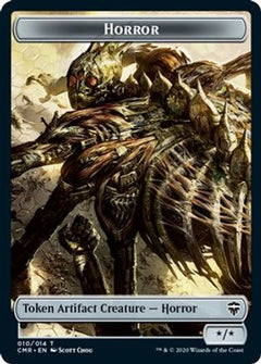 Horror // The Monarch Double-Sided Token (CMR-10 // 14) - Commander Legends Foil-1