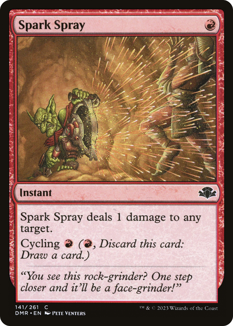 Spark Spray [Dominaria Remastered]-1