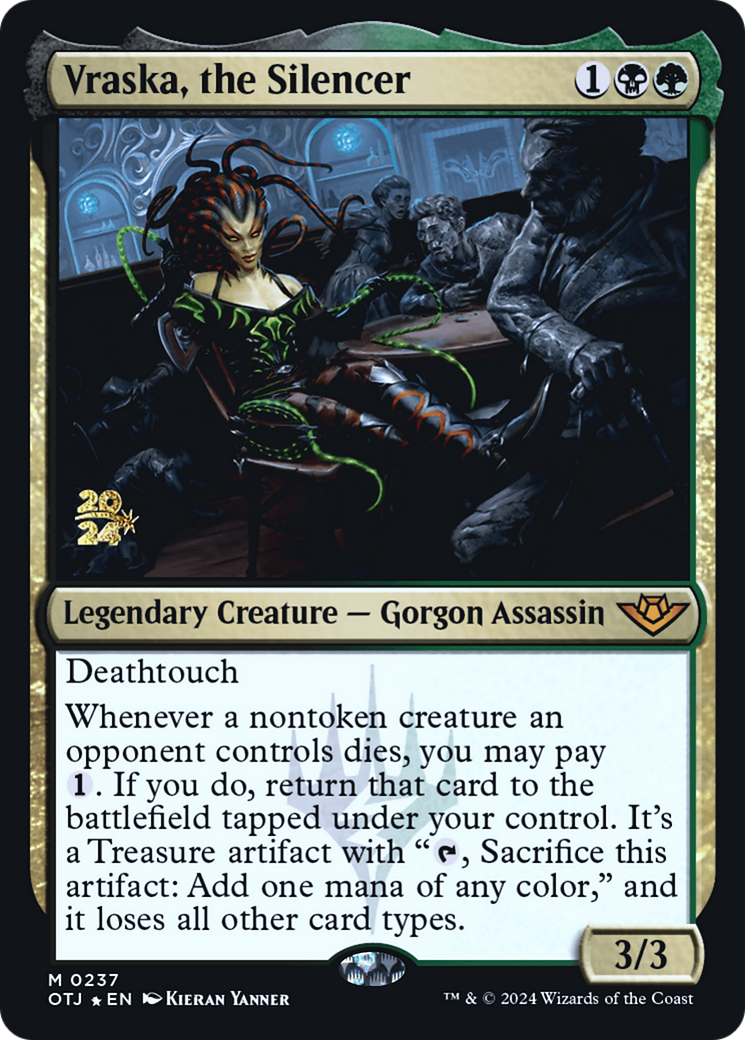 Vraska, the Silencer (PRE-237) - Outlaws of Thunder Junction Promos Foil-1