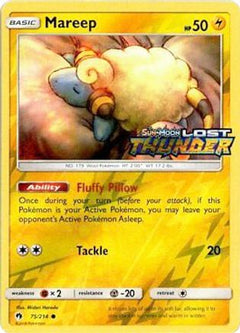 Mareep (75/214) (Toys R Us Promo) [Sun & Moon: Lost Thunder]-1