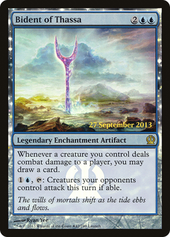 Bident of Thassa (Prerelease) [Theros Promos]-1