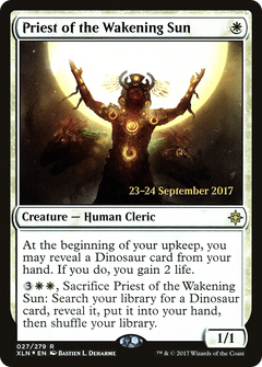 Priest of the Wakening Sun [Ixalan Prerelease Promos]-1