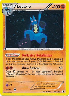 Lucario (80/113) (Cosmos Holo) [Black & White: Legendary Treasures]-1