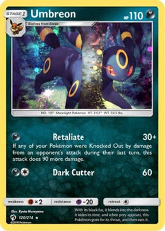 Umbreon (120/214) (Cosmos Holo) (Blister Exclusive) [Sun & Moon: Lost Thunder]-1