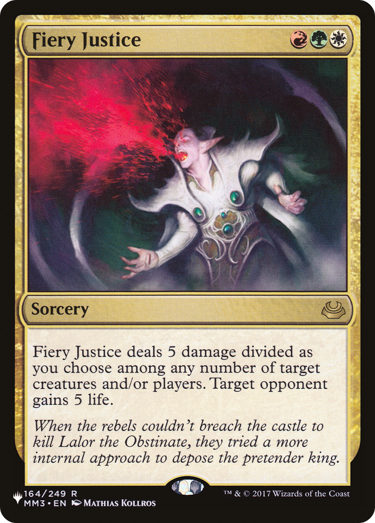 Fiery Justice [The List]-1