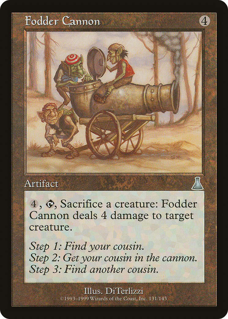 Fodder Cannon [Urza's Destiny]-1