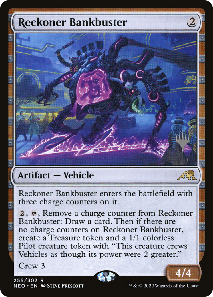 Reckoner Bankbuster (Promo Pack) [Kamigawa: Neon Dynasty Promos]-1