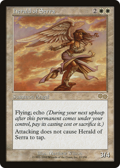 Herald of Serra [Urza's Saga]-1