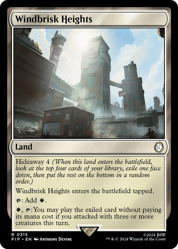 Windbrisk Heights (PIP-315) - Fallout Foil-1
