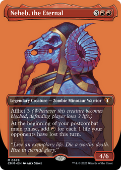 Neheb, the Eternal (Borderless Profile) [Commander Masters]-1