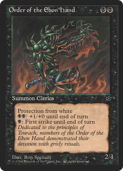 Order of the Ebon Hand (Ron Spencer) [Fallen Empires]-1