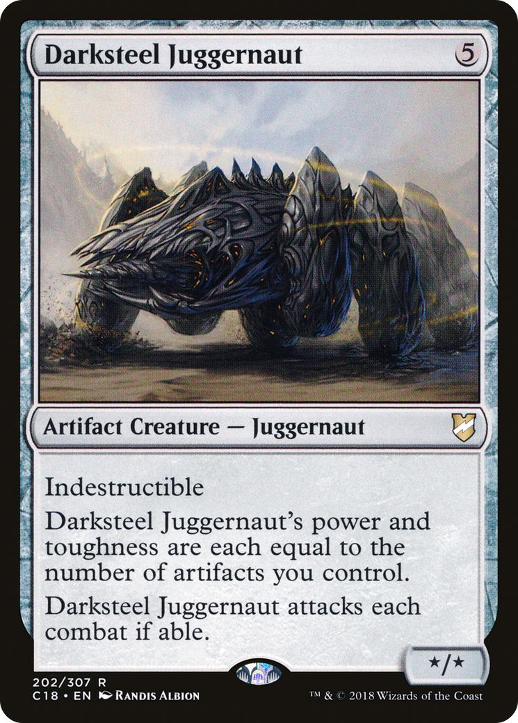 Darksteel Juggernaut [Commander 2018]-1
