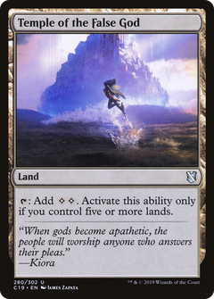 Temple of the False God [Commander 2019]-1