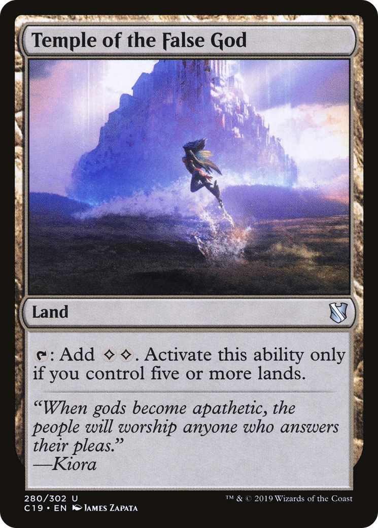Temple of the False God [Commander 2019]-1
