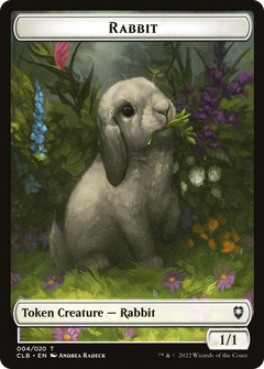 Rabbit Token [Commander Legends: Battle for Baldur's Gate Tokens]-1
