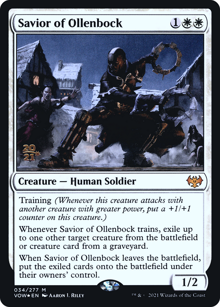 Savior of Ollenbock [Innistrad: Crimson Vow Prerelease Promos]-1
