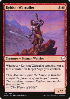 Keldon Warcaller [Dominaria]-1