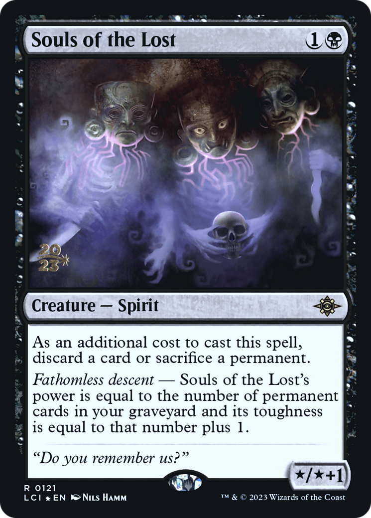 Souls of the Lost [The Lost Caverns of Ixalan Prerelease Cards]-1