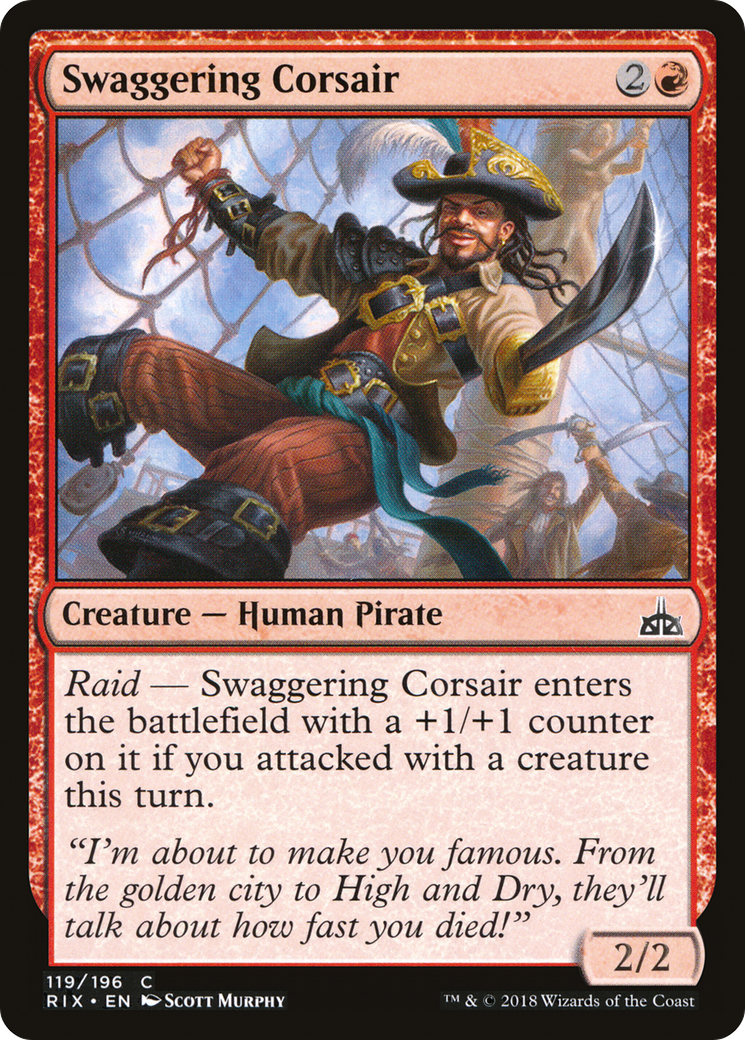 Swaggering Corsair [Rivals of Ixalan]-1
