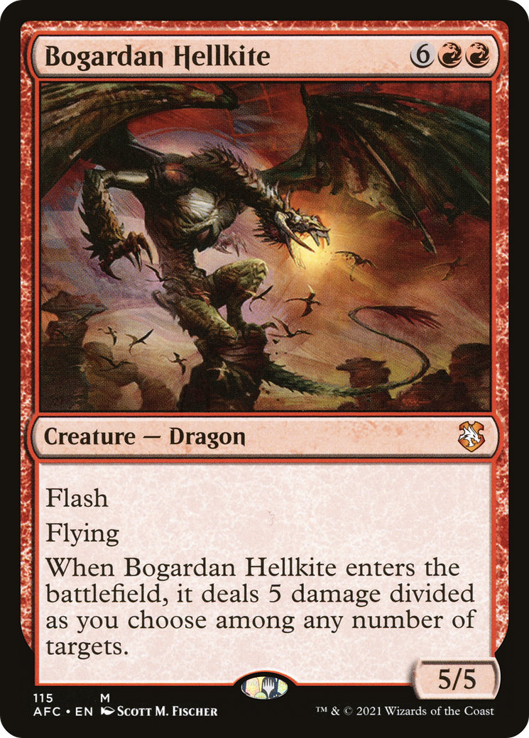 Bogardan Hellkite [Dungeons & Dragons: Adventures in the Forgotten Realms Commander]-1