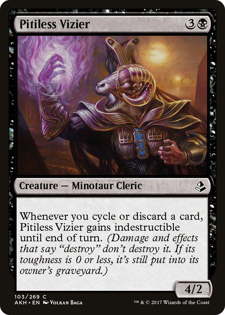Pitiless Vizier [Amonkhet]-1