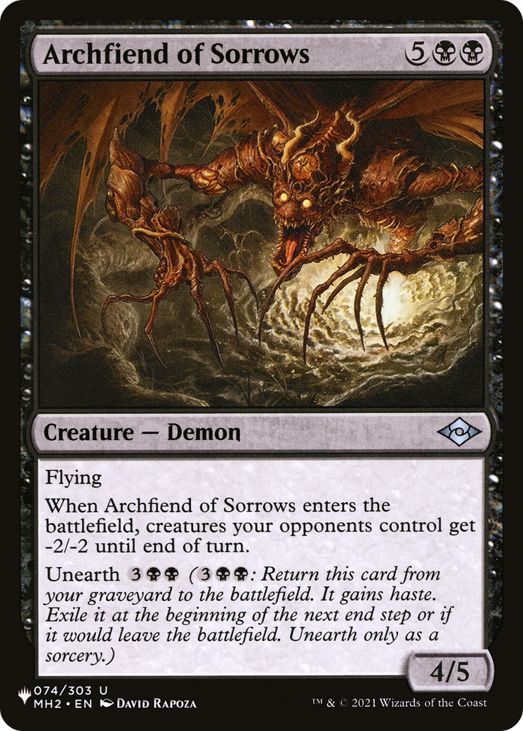 Archfiend of Sorrows [The List]-1