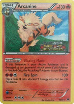 Arcanine (12/99) (Prerelease Promo) [Black & White: Black Star Promos]-1