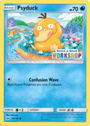Psyduck (28/149) (Build-A-Bear Workshop Exclusive) [Sun & Moon: Base Set]-1