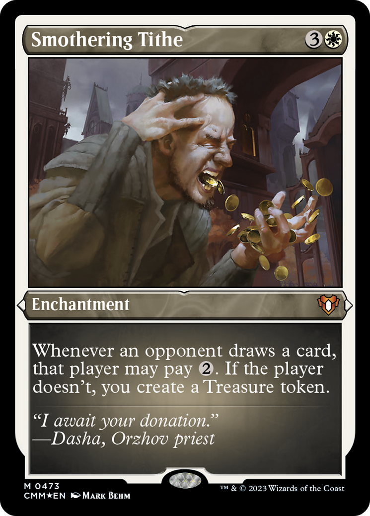 Smothering Tithe (Foil Etched) [Commander Masters]-1