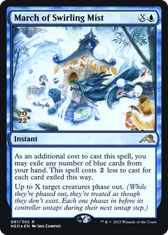 March of Swirling Mist [Kamigawa: Neon Dynasty Prerelease Promos]-1
