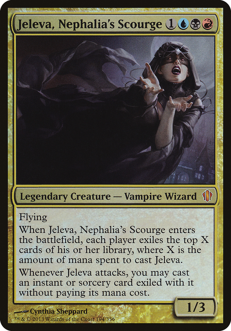 Jeleva, Nephalia's Scourge (Oversized) [Commander 2013 Oversized]-1