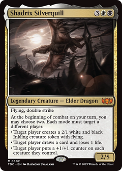 Shadrix Silverquill [Tarkir: Dragonstorm Commander]-1