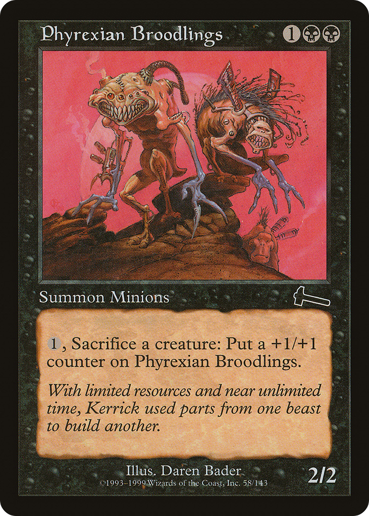 Phyrexian Broodlings [Urza's Legacy]-1