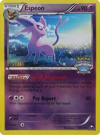 Espeon (48/108) (National Championship Promo Staff) [Black & White: Dark Explorers]-1