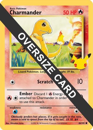 Charmander (46/102) (Jumbo Card) [First Partner Pack]-1