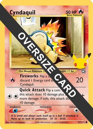 Cyndaquil (57/111) (Jumbo Card) [First Partner Pack]-1