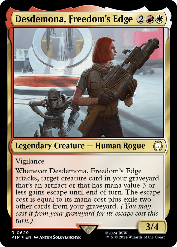 Desdemona, Freedom's Edge (Surge Foil) [Fallout]-1