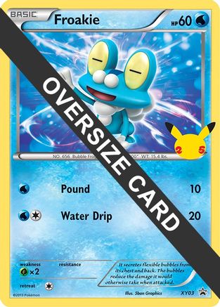 Froakie (XY03) (Jumbo Card) [First Partner Pack]-1