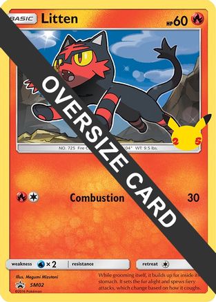 Litten (SM02) (Jumbo Card) [First Partner Pack]-1