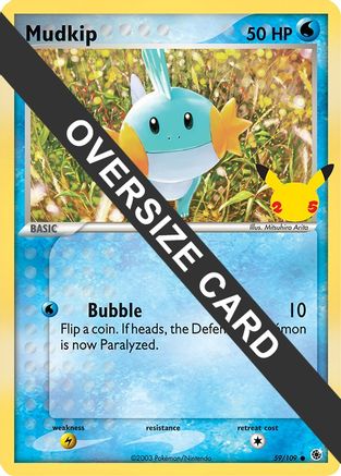 Mudkip (59/109) (Jumbo Card) [First Partner Pack]-1