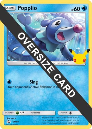 Popplio (SM03) (Jumbo Card) [First Partner Pack]-1
