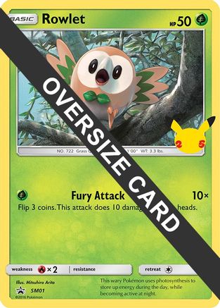 Rowlet (SM01) (Jumbo Card) [First Partner Pack]-1