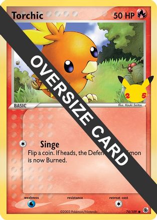 Torchic (74/109) (Jumbo Card) [First Partner Pack]-1