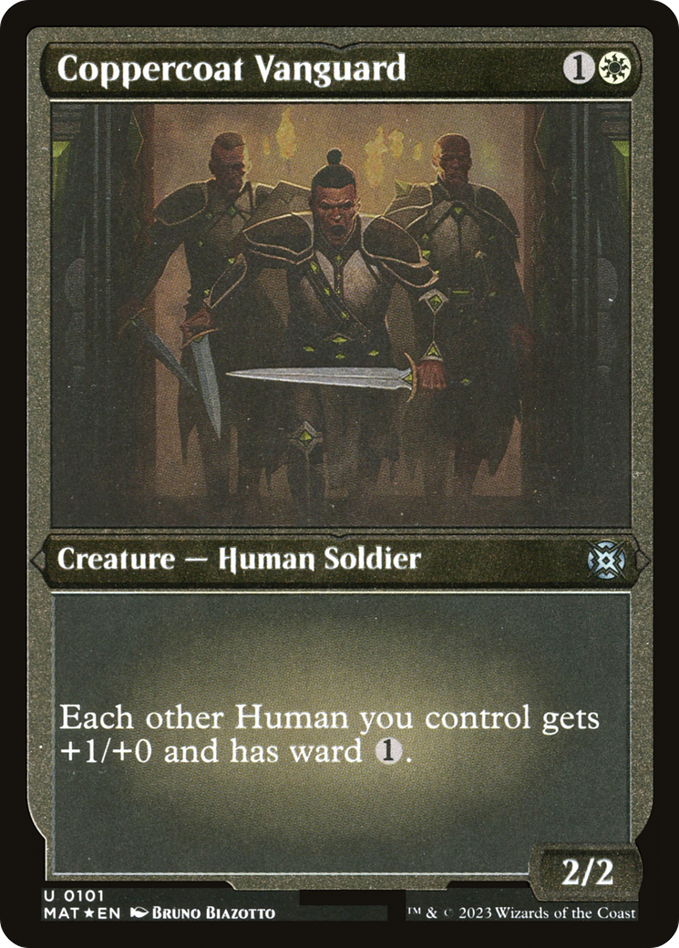 Coppercoat Vanguard (MAT-101) - March of the Machine: The Aftermath Etched Foil-1