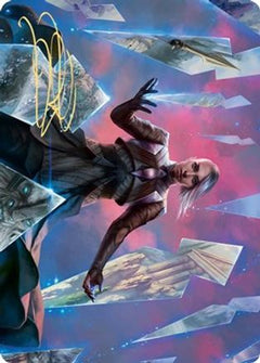 Behold the Multiverse Art Card (Gold-Stamped Signature) [Kaldheim Art Series]-1