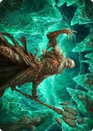 Draugr Necromancer Art Card [Kaldheim Art Series]-1