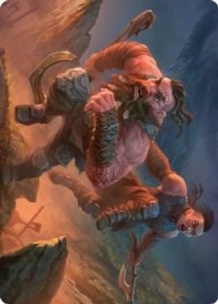 Dwarven Reinforcements Art Card [Kaldheim Art Series]-1