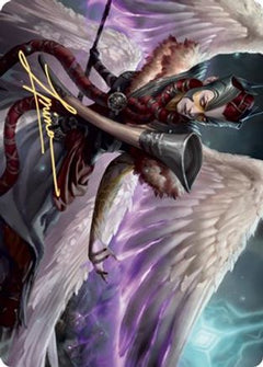 Firja, Judge of Valor Art Card (Gold-Stamped Signature) [Kaldheim Art Series]-1